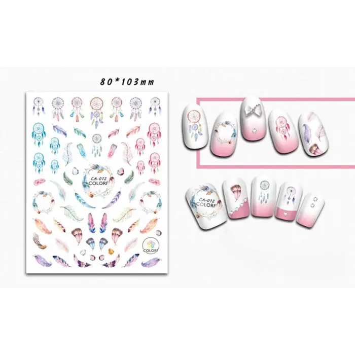 Tırnak dekor stickerı