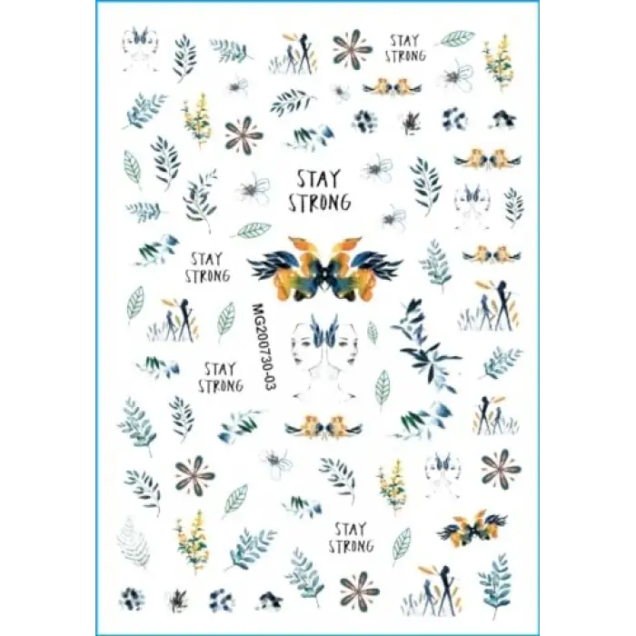 Tırnak Sanatı Stickerı