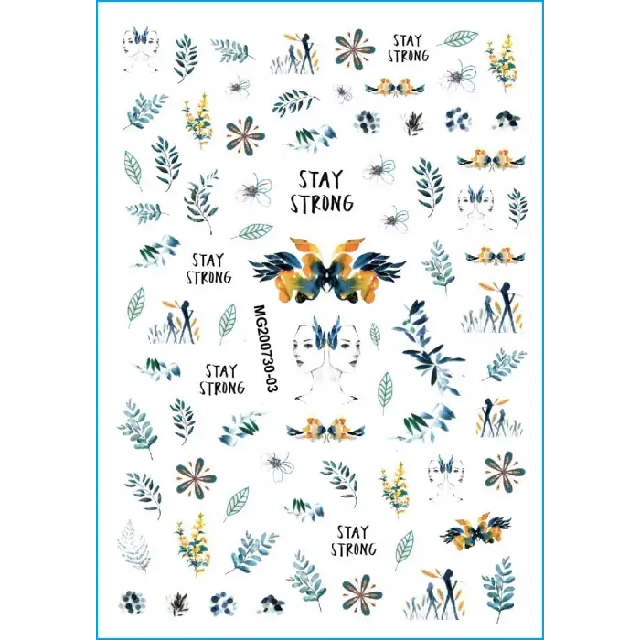 Tırnak Sanatı Stickerı