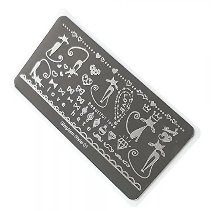 Tırnak Stamping Baskı Plakası S01
