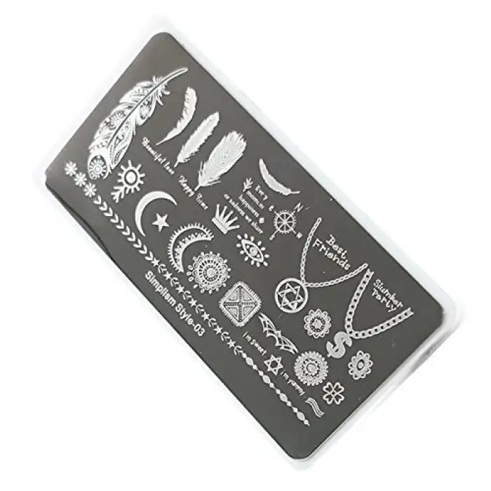 Tırnak Stamping Baskı Plakası S03