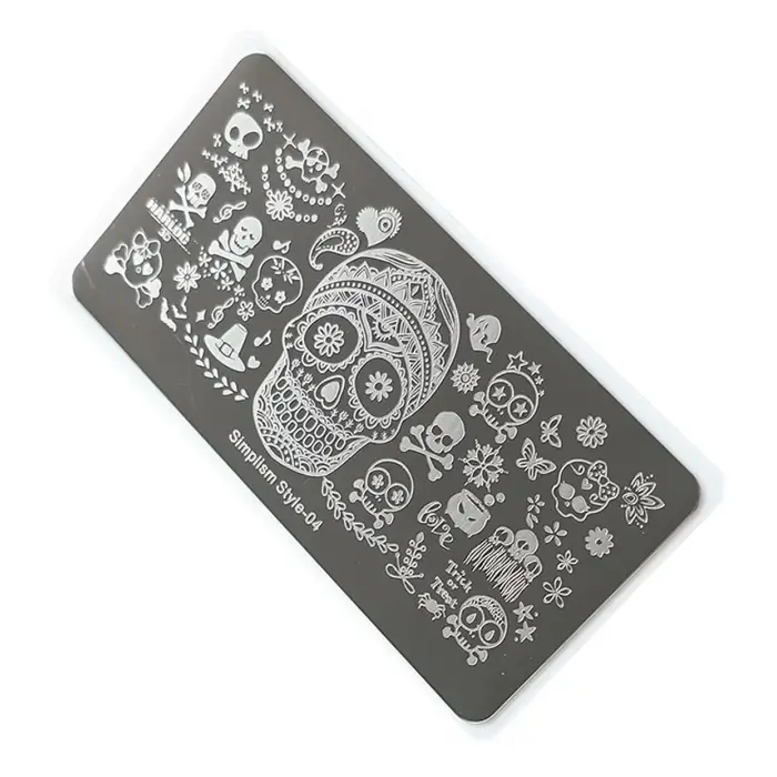 Tırnak Stamping Baskı Plakası S04