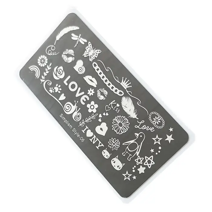 Tırnak Stamping Baskı Plakası S06