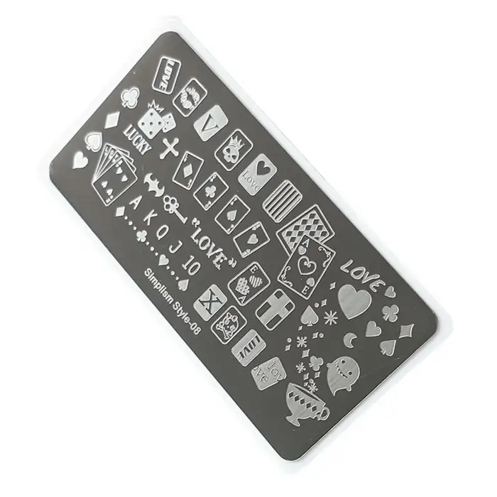 Tırnak Stamping Baskı Plakası S08