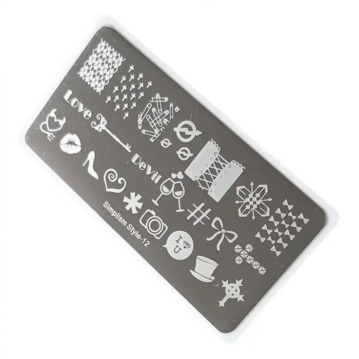Tırnak Stamping Baskı Plakası S12