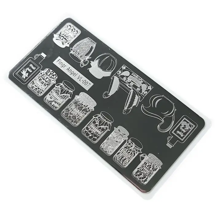 Tırnak Stamping Baskı Plakası VL07
