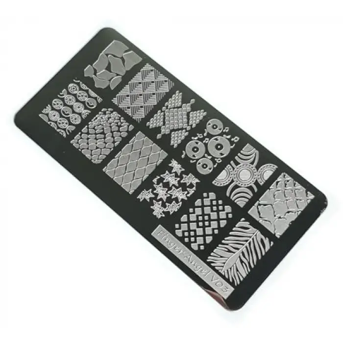 Tırnak Stamping Baskı Plakası VV03