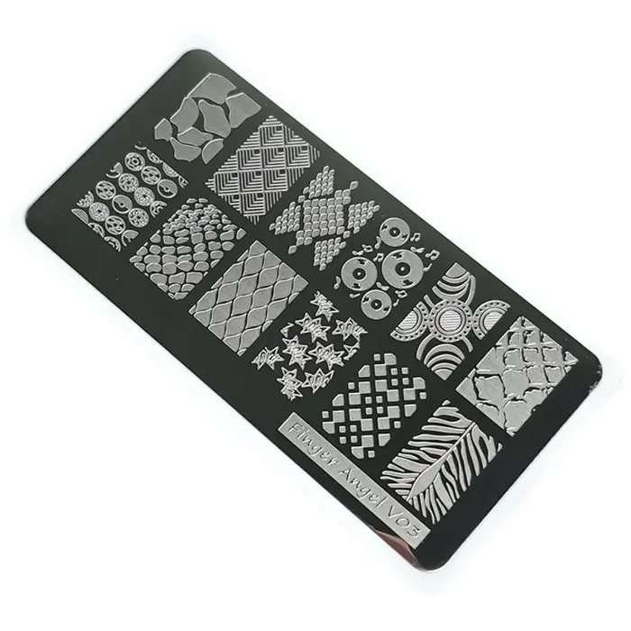 Tırnak Stamping Baskı Plakası VV03