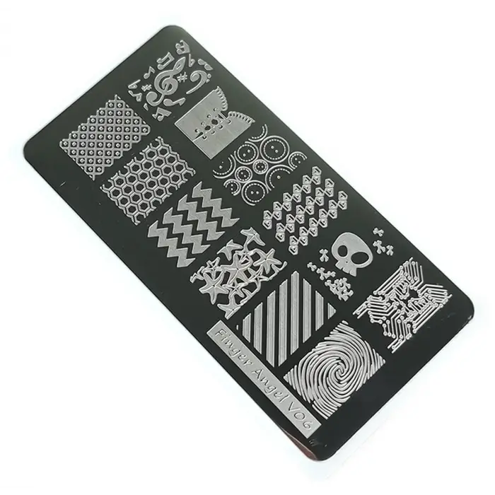 Tırnak Stamping Baskı Plakası VV06