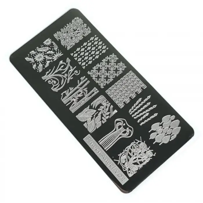 Tırnak Stamping Baskı Plakası VV08