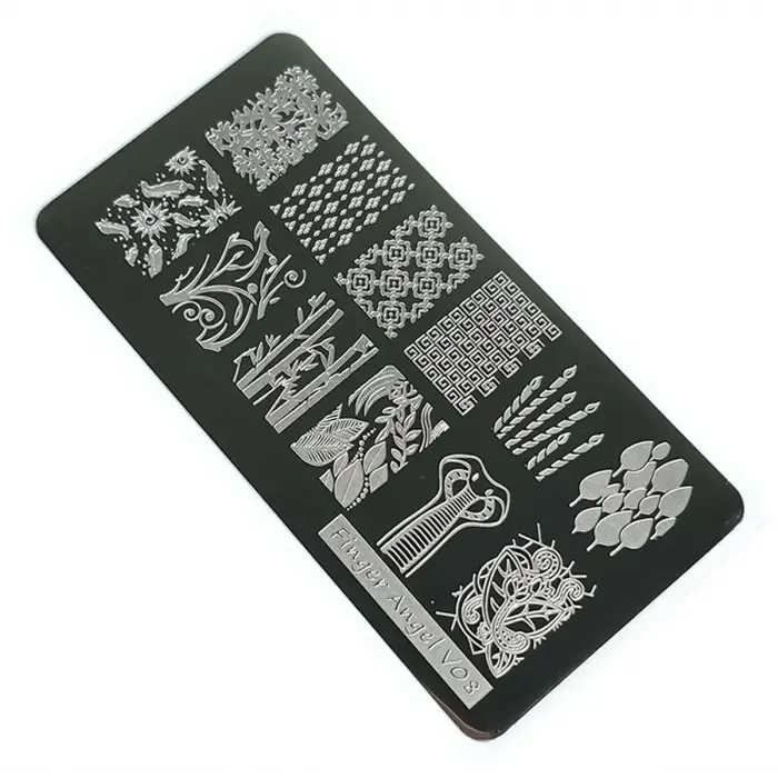 Tırnak Stamping Baskı Plakası VV08