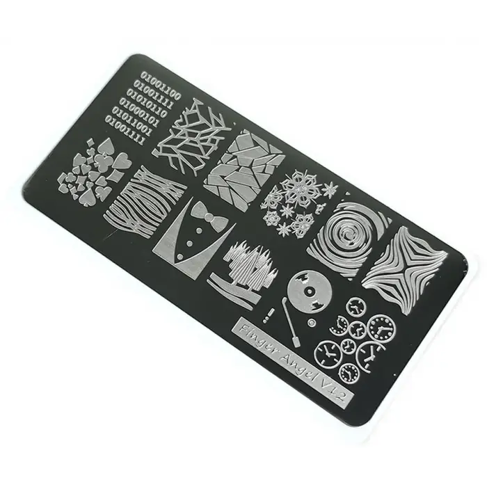 Tırnak Stamping Baskı Plakası VV12
