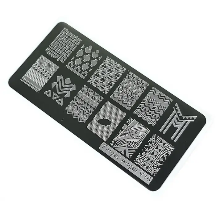 Tırnak Stamping Baskı Plakası VV16