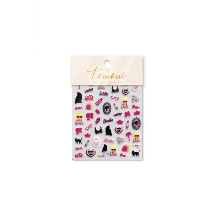 TIRNAK STICKER 5D KABARTMALI 3263