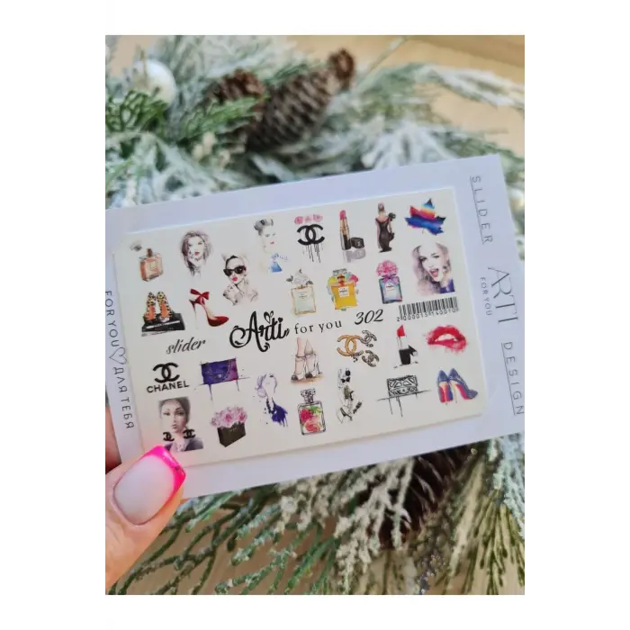 Tırnak Stickerı Arti 302