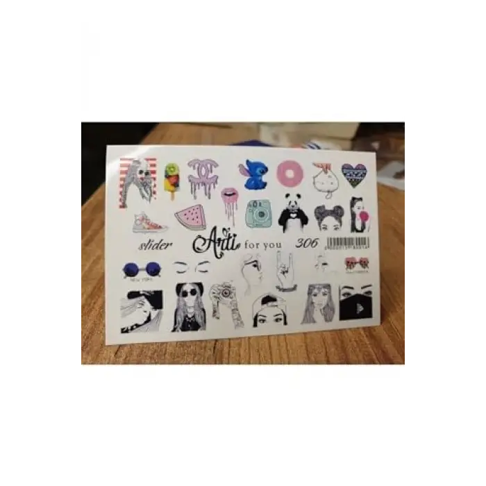 Tırnak Stickerı Arti 306