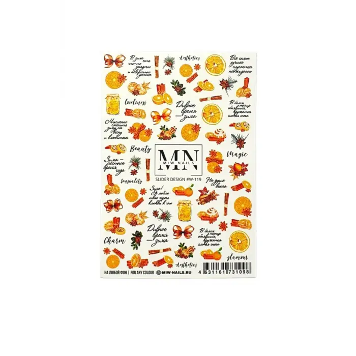 Tırnak Stickerı MN W-119