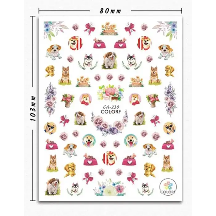Tırnak Süsleme Stickerı