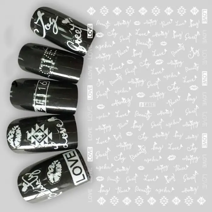 Tırnak Süsleme Stickerı