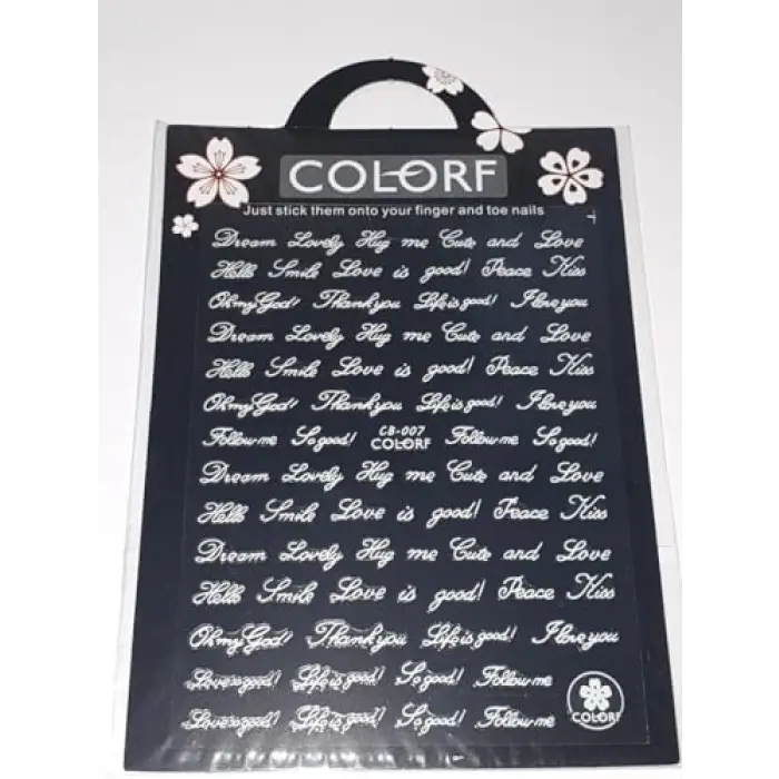 Tırnak süsleme stickerı