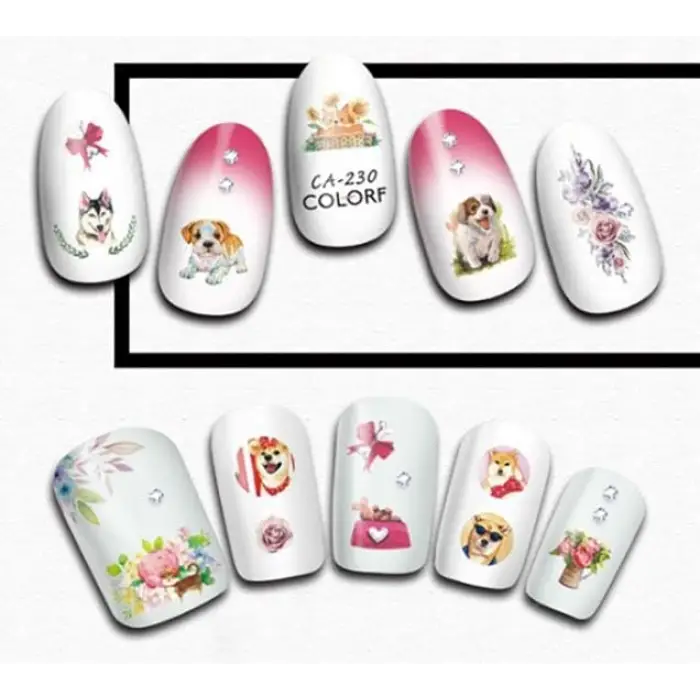 Tırnak Süsleme Stickerı