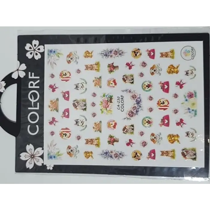 Tırnak Süsleme Stickerı