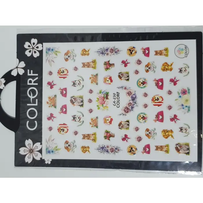 Tırnak Süsleme Stickerı