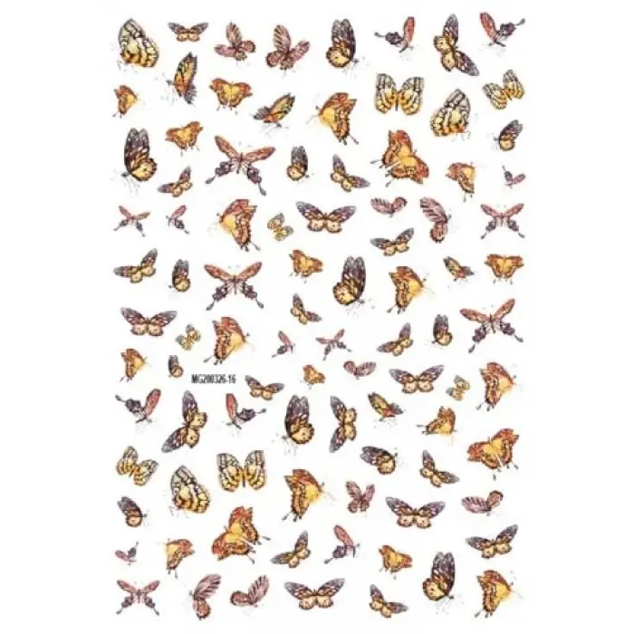Tırnak tasarımı için sticker