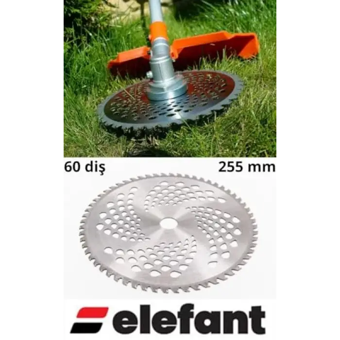 Tırpan Başlığı Disk 60T 255X25.4