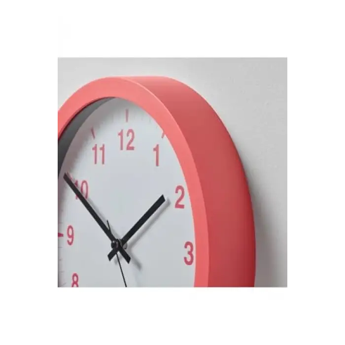 Tjalla Duvar Saati Pembe 28 Cm 70540887