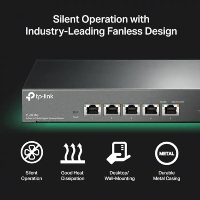 TL-SX105,5-Port 10G Desktop Switch