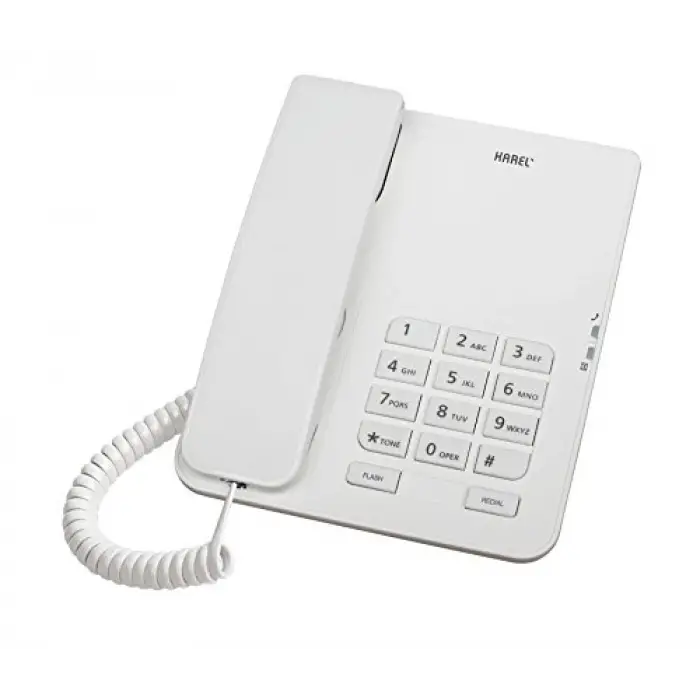 TM140 Krem Kablolu Telefon, Beyaz
