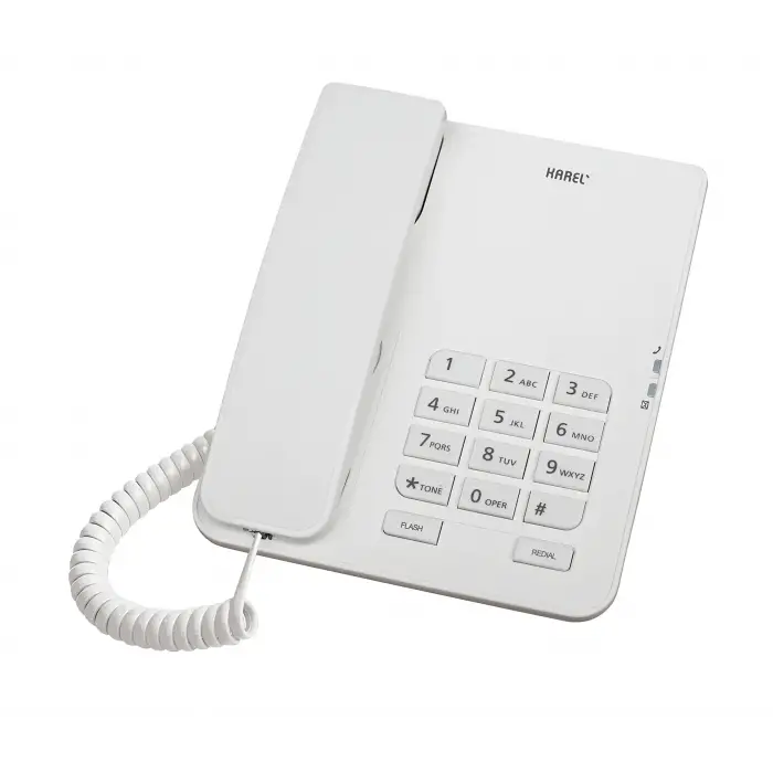TM140 Krem Kablolu Telefon, Beyaz