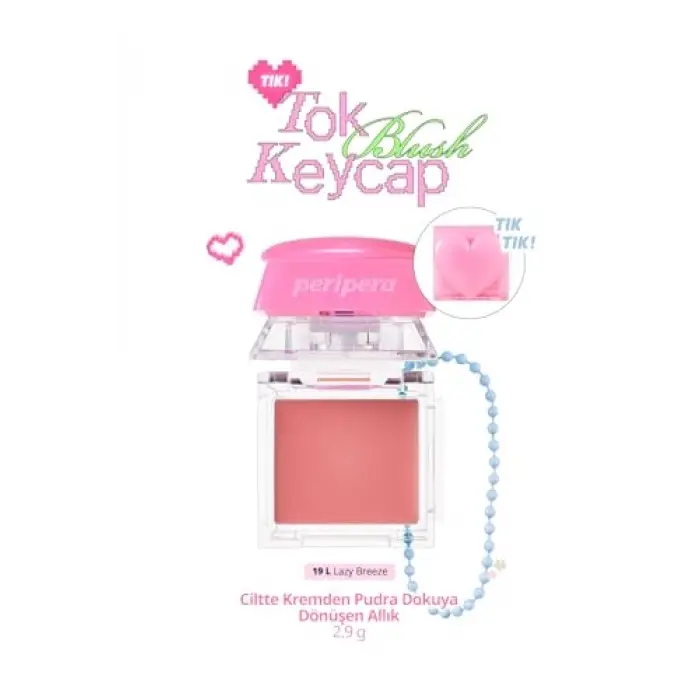 Tok Blush Keycap kremden pudraya dönüşen allık, 19 Lazy Breeze