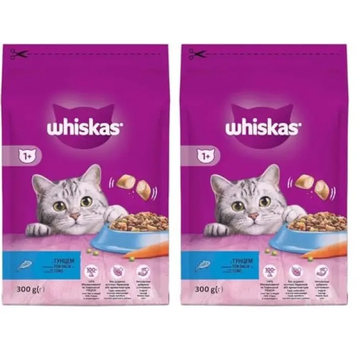 Ton Balıklı Kuru Mama 300 G 2li set