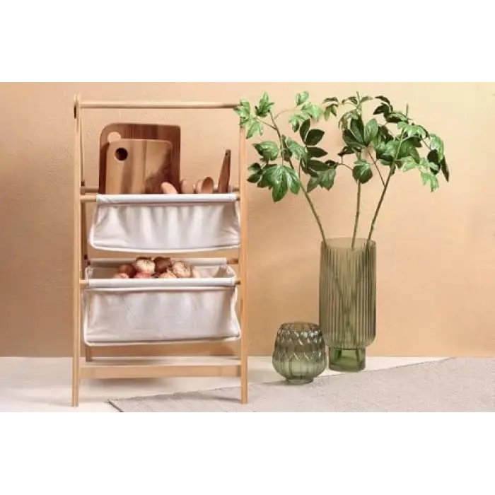Tony Bambu 2 Katlı Organizer 76 cm