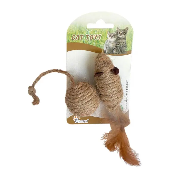 Toplu fare şekilli kedi oyuncağı, 7 cm