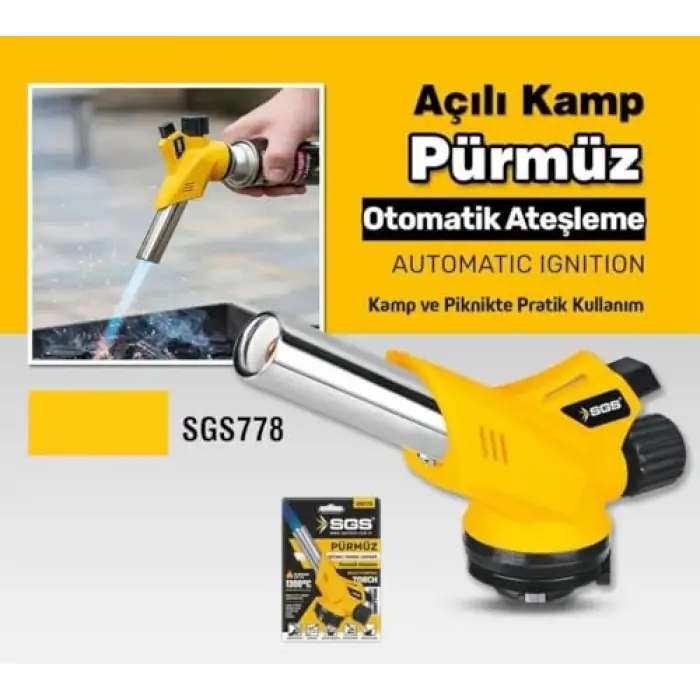 Torch Açılı Kamp Pürmüz Başlığı