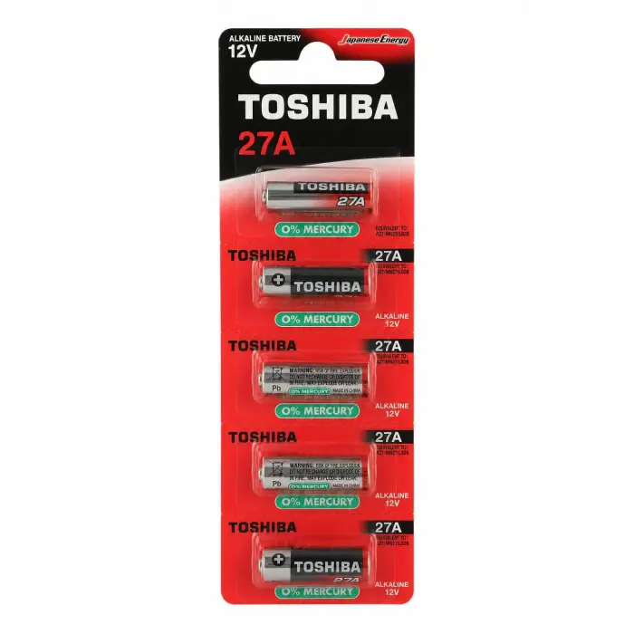 TOSHIBA 27A BP ALKALİN PİL 5Lİ