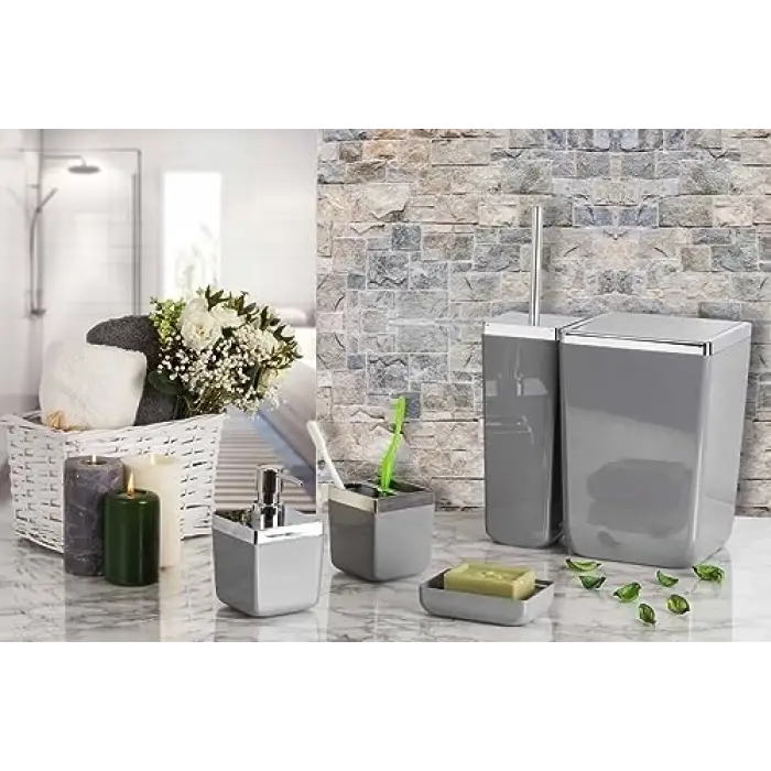 Toskana Gri Banyo Set