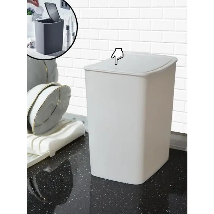 Touch Çöp Kovası 4 LT BEYAZ