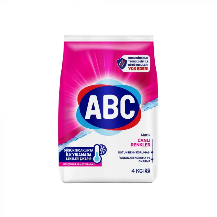 Toz Deterjan Canlı Renkliler 4 KG