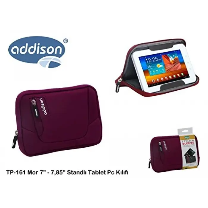 TP-161 Mor 7 - 7,85 Standlı Tablet Pc Kılıfı