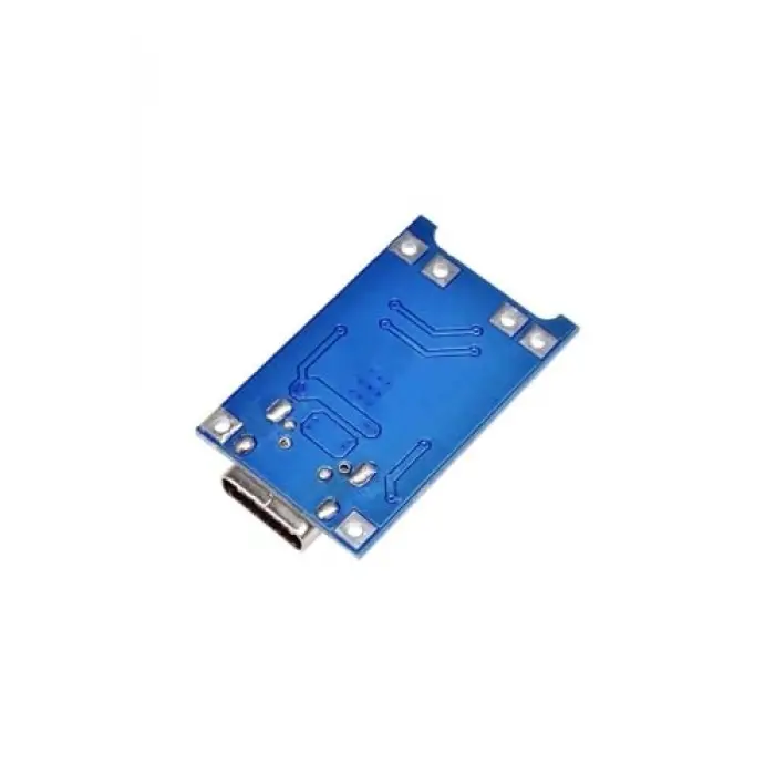 Tp4056 korumalı lityum pil şarj devresi, Type C USB batarya