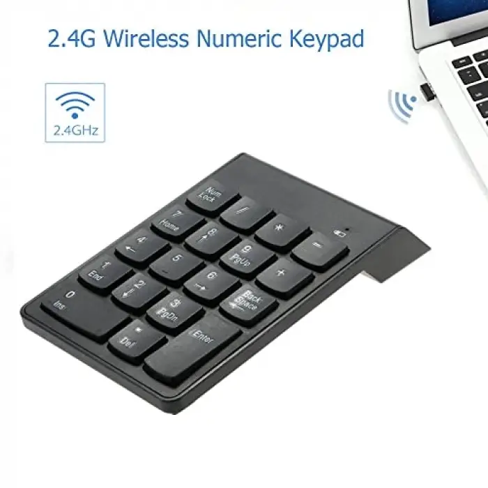 TR-59 Süper İnce Kablosuz Keypad Klavye NumLock Numped