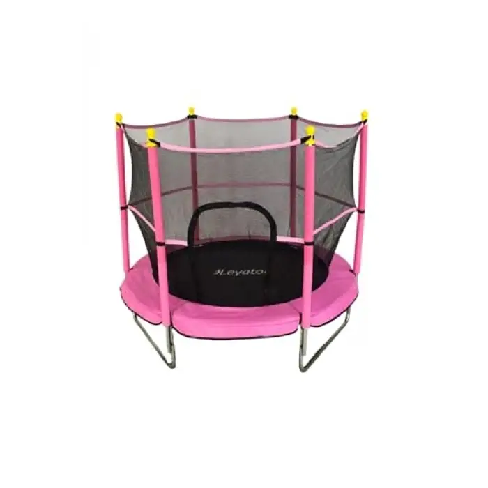 Trambolin Fileli Korumalı 152 Cm Kolay Kurulum Pembe Tek Ebat