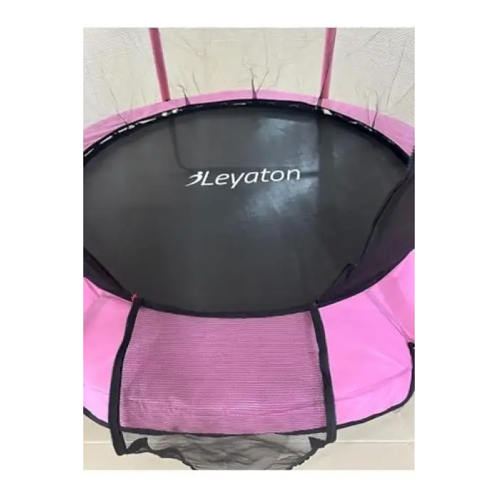 Trambolin Fileli Korumalı 152 Cm Kolay Kurulum Pembe Tek Ebat