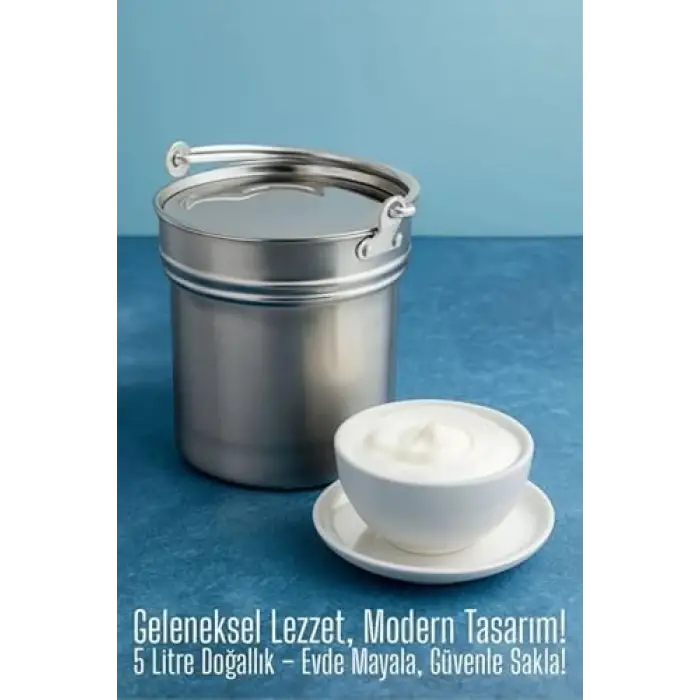 Transformacion Yoğurt Bakracı 5 Lt Paslanmaz Çelik KROM Tek Ebat