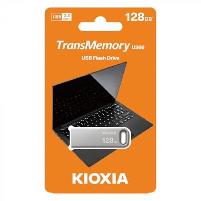 TransMemory U366 128GB USB Bellek; USB 3.2 Gen 1, Metal