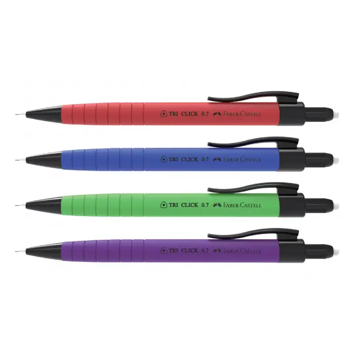 Tri-Click Vers. Rubberized 0.7 Uçlu Kalem, Asorti
